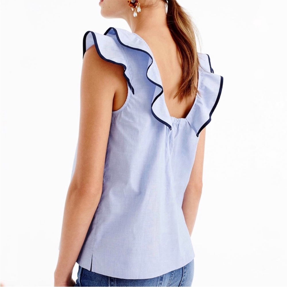 J.Crew - Ruffle Top - Size 0